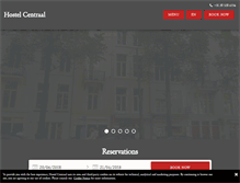Tablet Screenshot of hostelcentraal.com